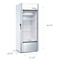 Premium Levella 6.5 cu. ft. Commercial Upright Display Refrigerator Glass Door Beverage Cooler in Silver PRF65DX - alternate 3